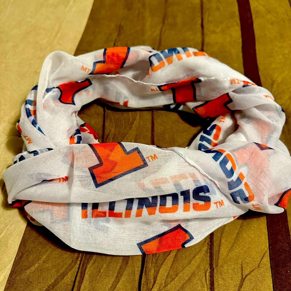 University of Illinois Cotton Scarf